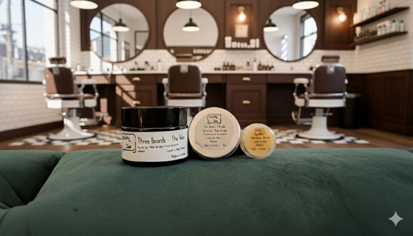 What's in our products... Three Beards - The Wax