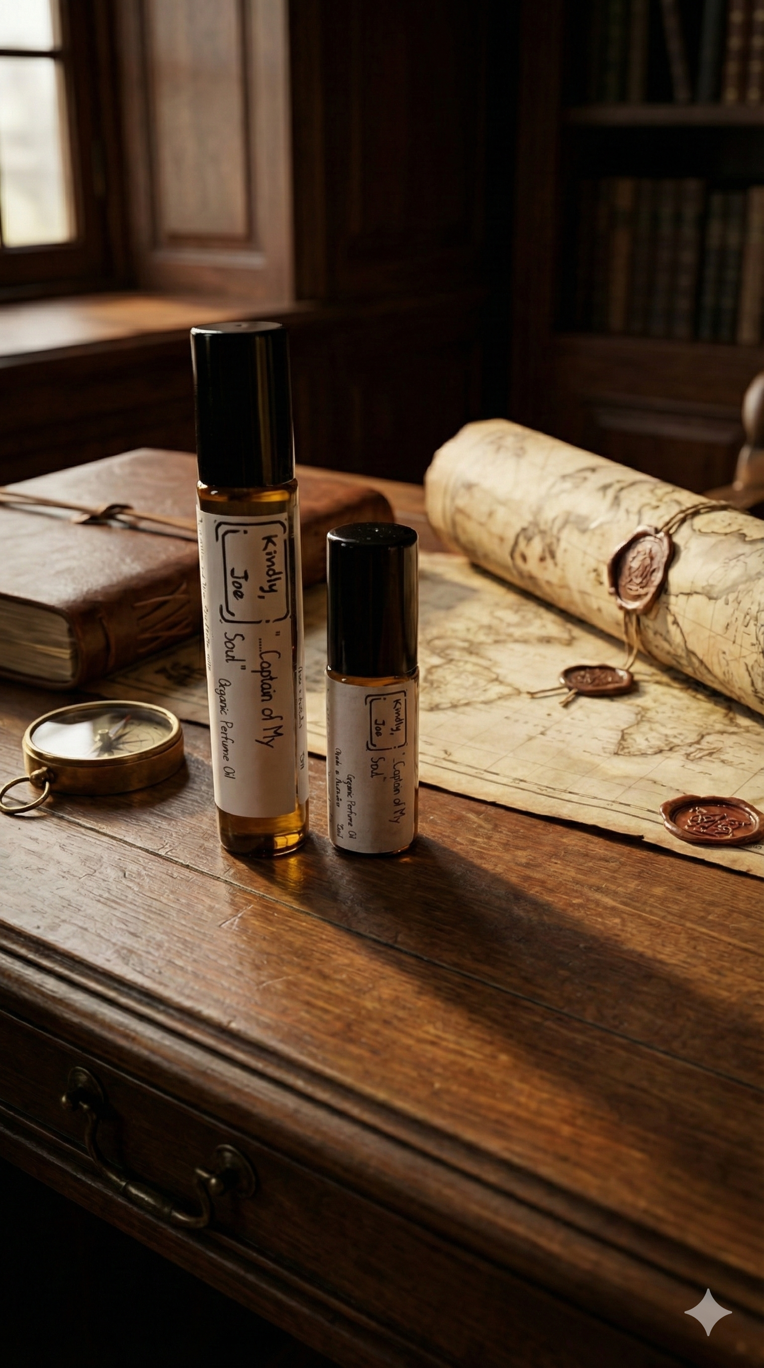 "......Captain of my Soul."  Organic Perfume Oil