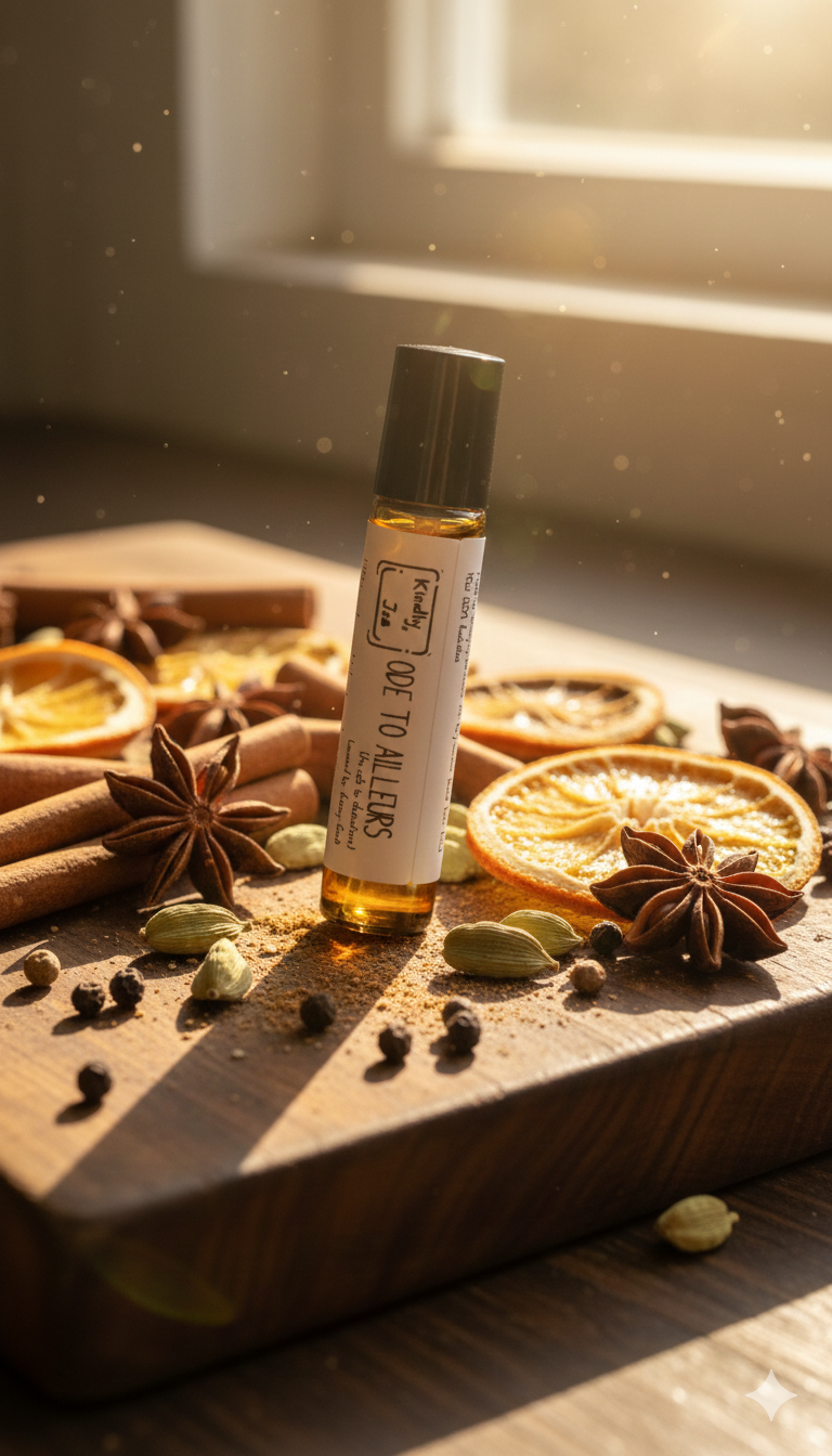Ode to Ailleurs (An Ode to Elsewhere)  The Day and The Night Fragrance - Organic Perfume Oil
