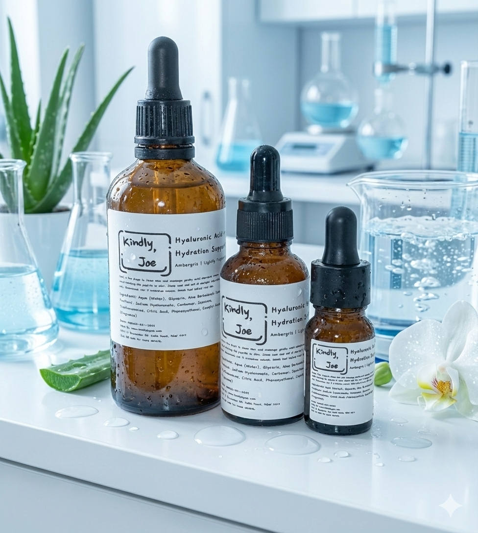 Hyaluronic Acid + Panthenol Hydration Support Serum