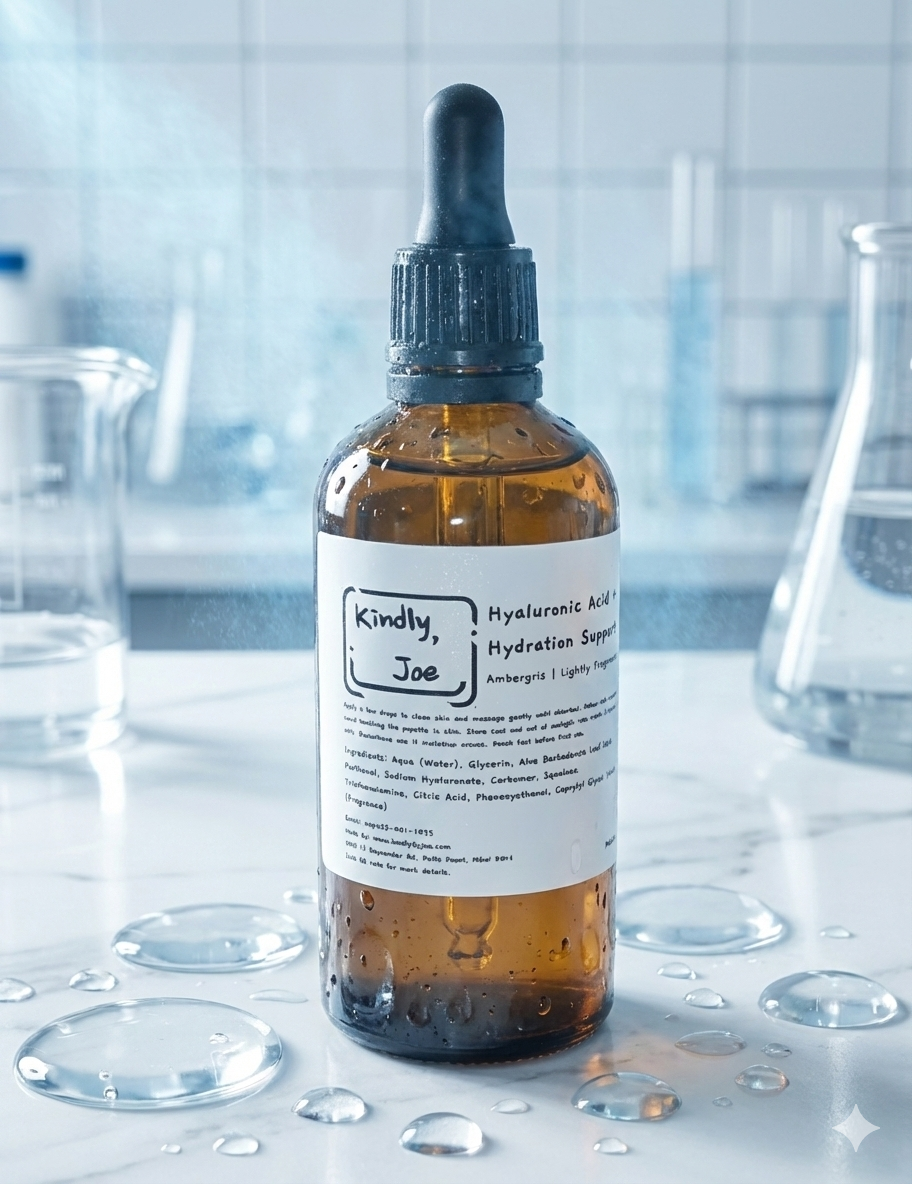 Hyaluronic Acid + Panthenol Hydration Support Serum