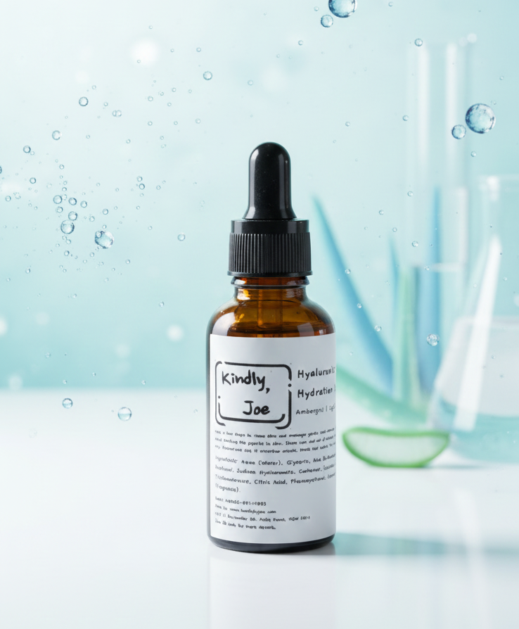 Hyaluronic Acid + Panthenol Hydration Support Serum