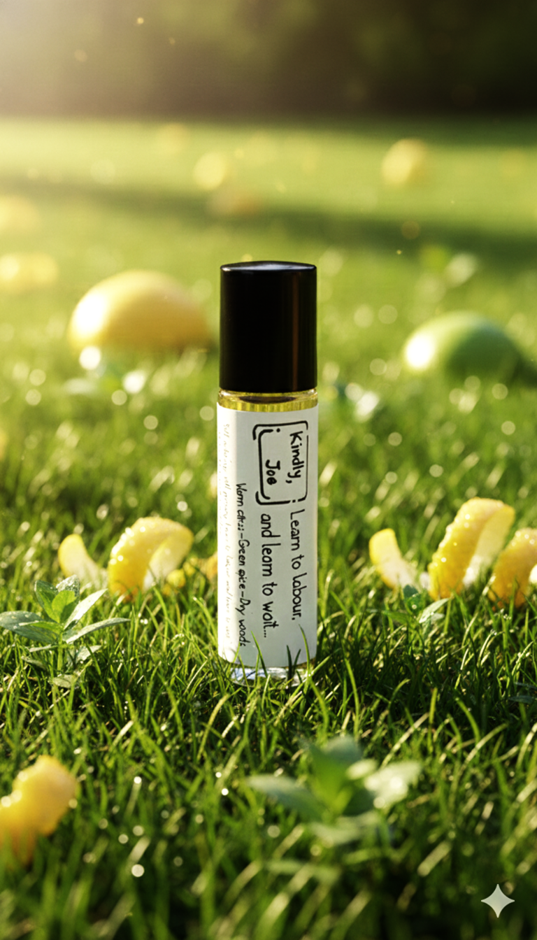 "Learn to Labor and Learn to Wait..."  - Organic Perfume Oil