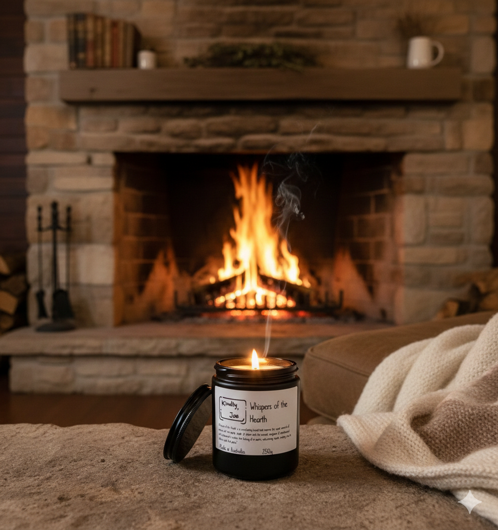 Whispers of the Hearth — Vanilla & Warm Woods 300g